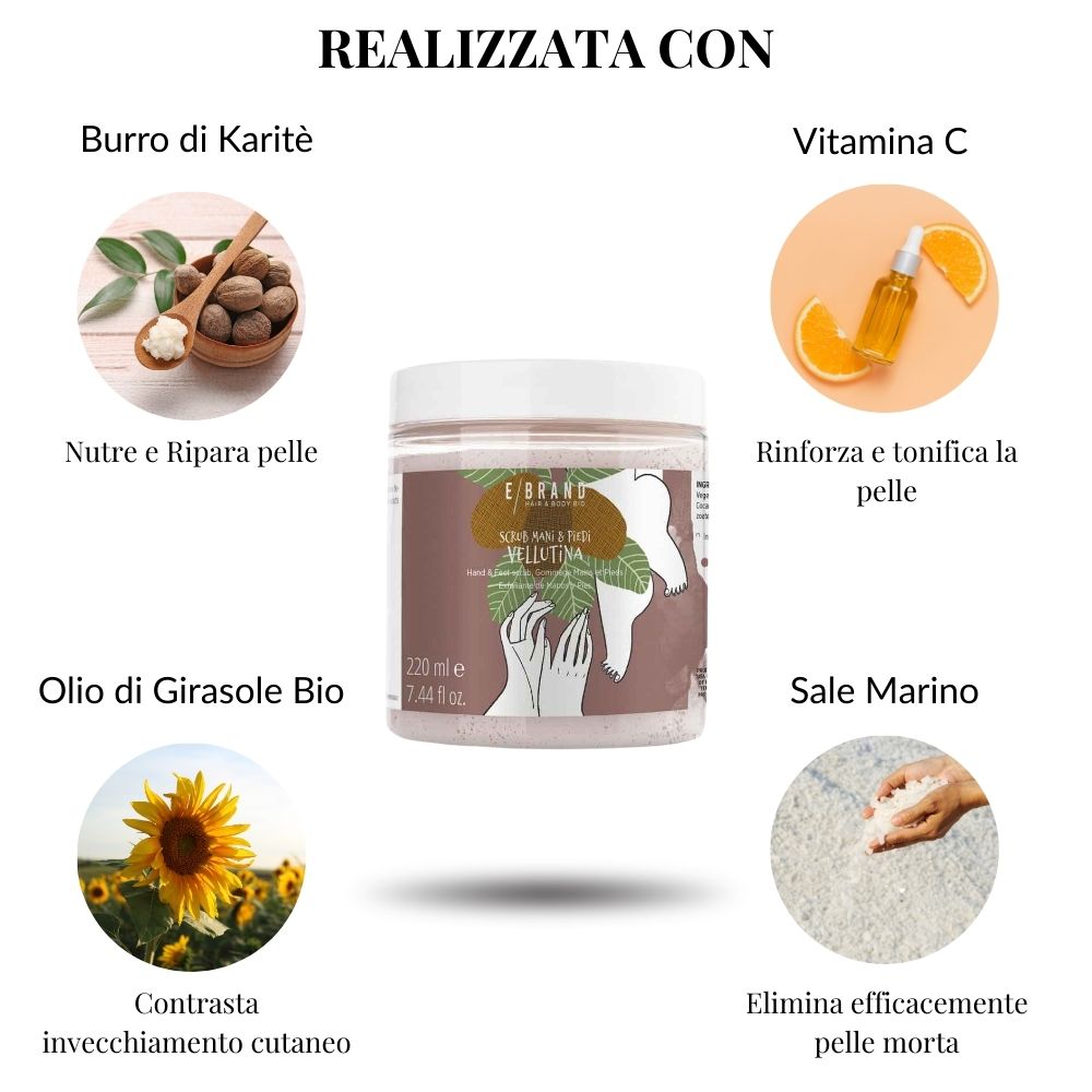 Scrub Piedi Con Sale Marino